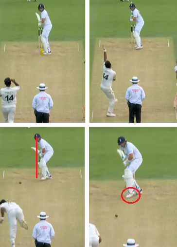 Joe Root’s LBW dismissal against M Ali